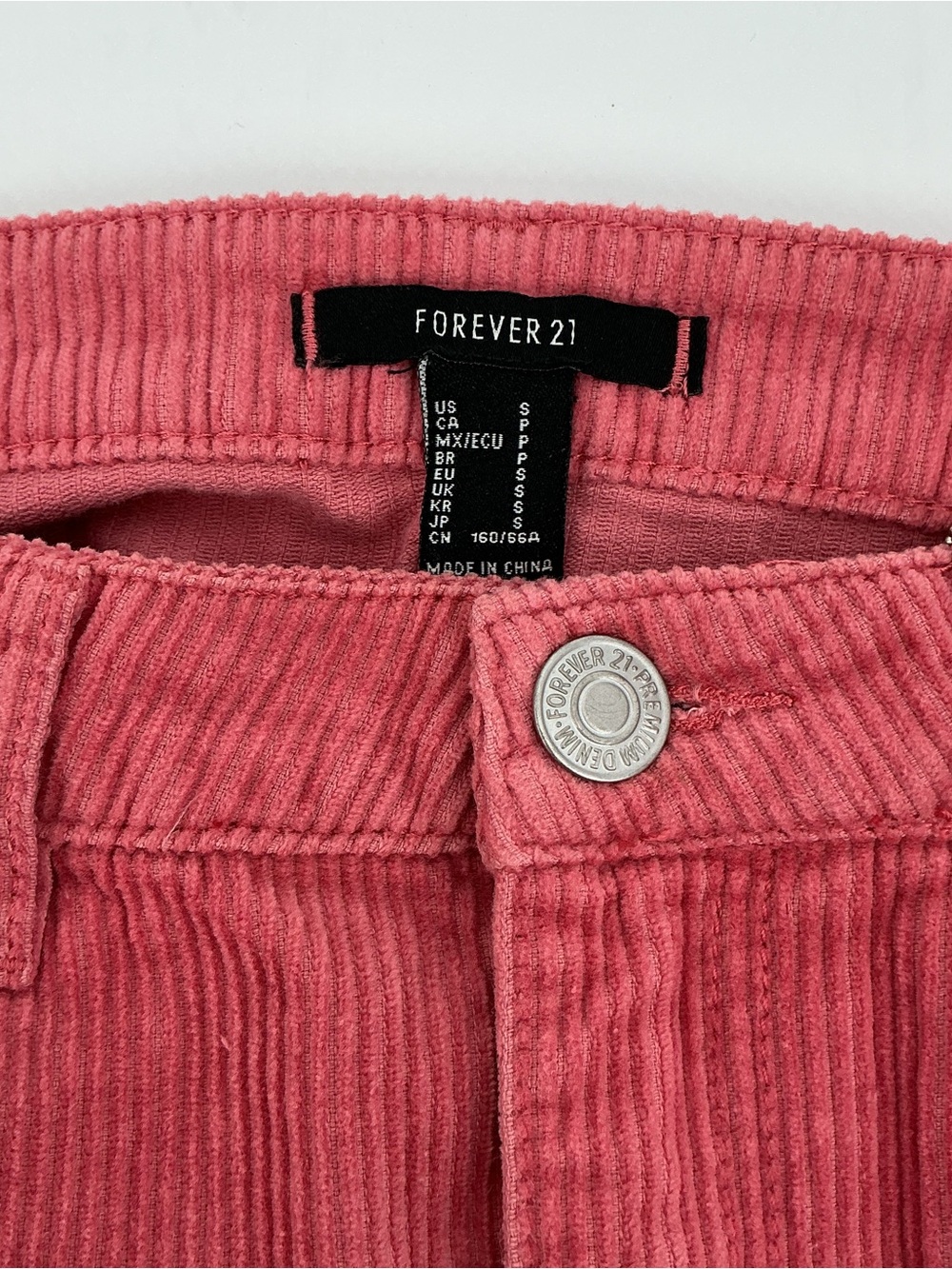 Forever 21 Dusty Rose Corduroy Mini Skirt - Picture 2 of 6